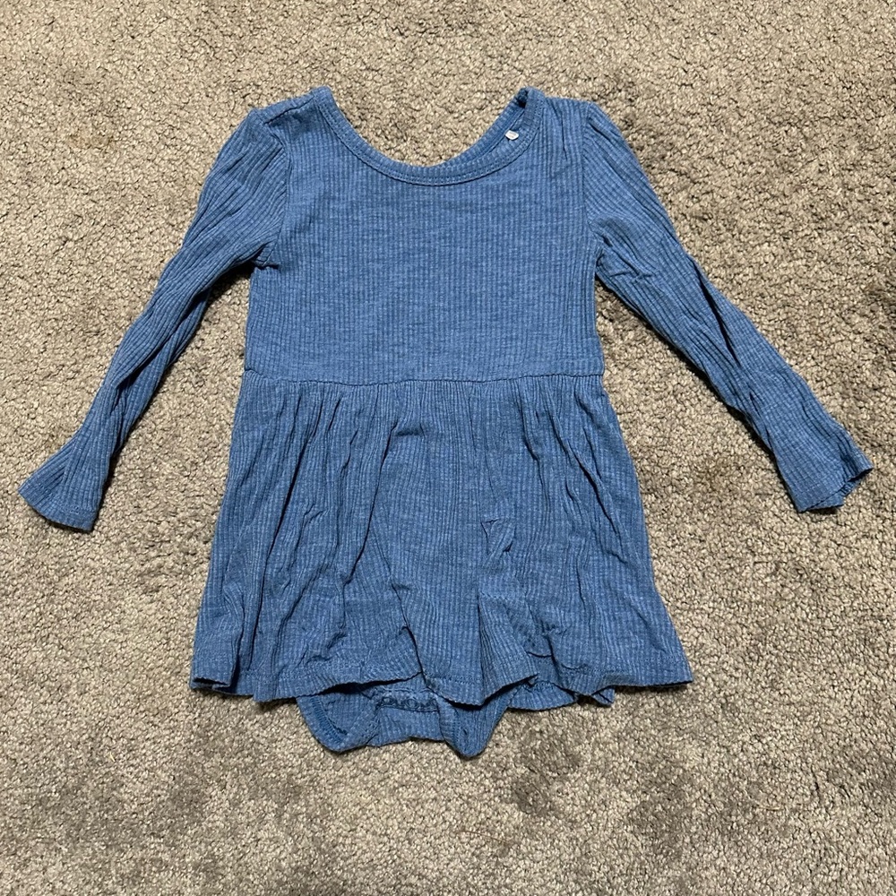 Little Sleepies Ribbed Bodysuit Twirl Dress